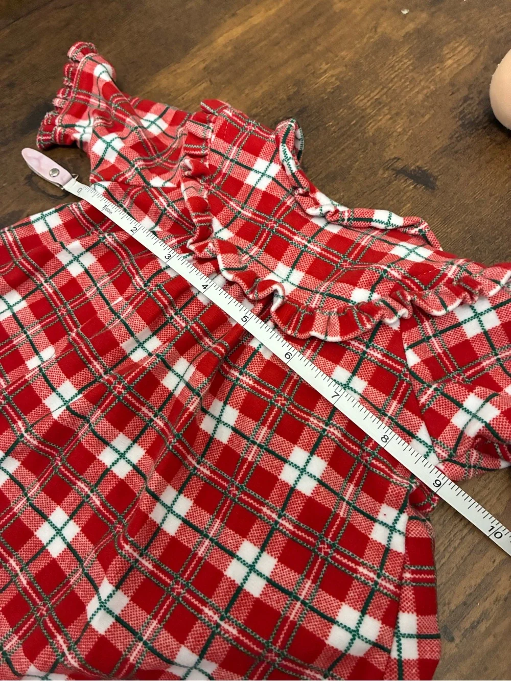 Vintage Strasburg Plaid Infant Nightgown